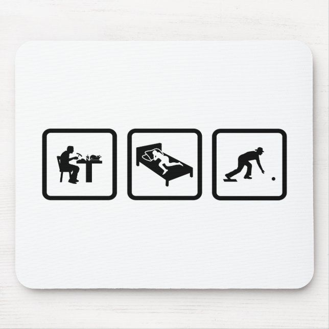 Lawn Bowl Mouse Pad (Front)