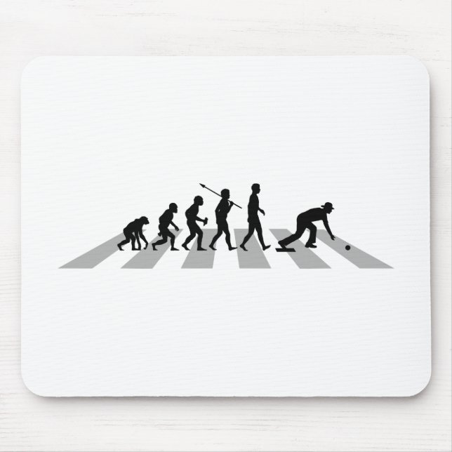 Lawn Bowl Mouse Pad (Front)