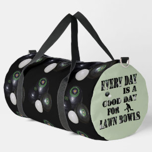Lawn Bowling Everyday Is Fun, Duffle Bag