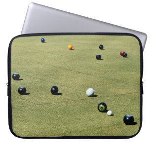 Lawn Bowls Action Game, Laptop Sleeve
