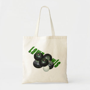 Lawn Bowls And Logo, Tote Bag