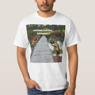 Lawn Bowls Australia Split Happens, Mens Value Tee