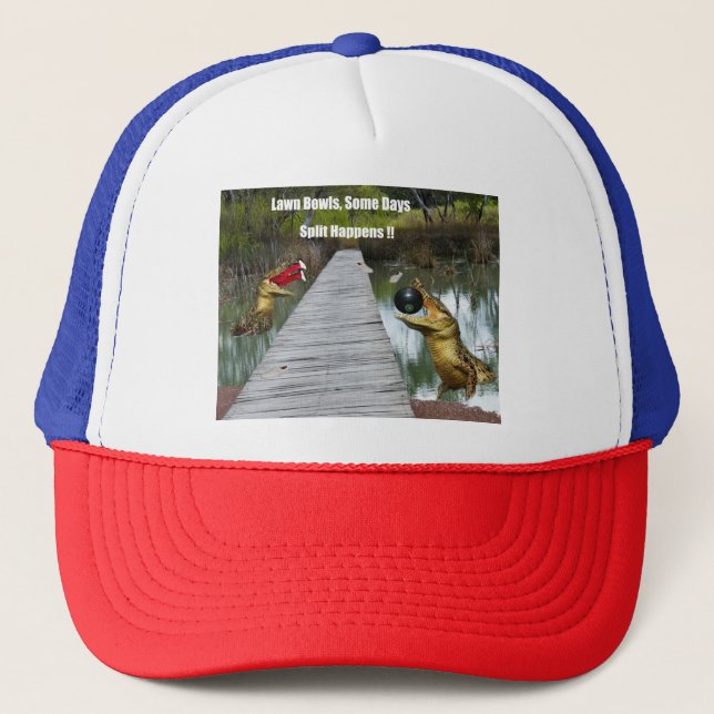 Lawn Bowls Australia Split Happens, Truckers Hat (Front)