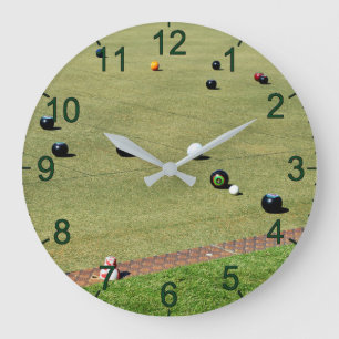 Lawn Bowls Bring It On, Large Wall Clock