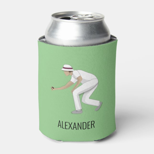 Lawn Bowls Can Cooler (Can Front)