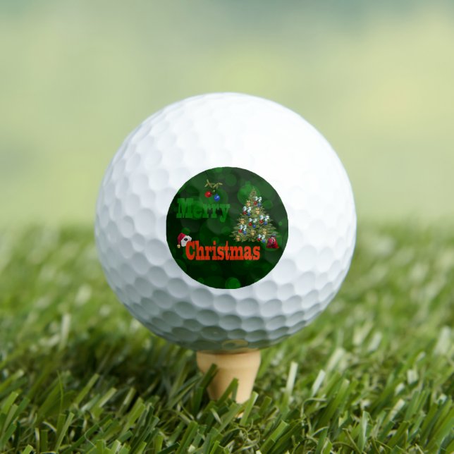 Lawn Bowls, Christmas Golf Balls (Insitu Tee)