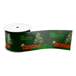 Lawn Bowls, Christmas Satin Ribbon