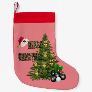Lawn Bowls Christmas Tree Design, Small Christmas Stocking
