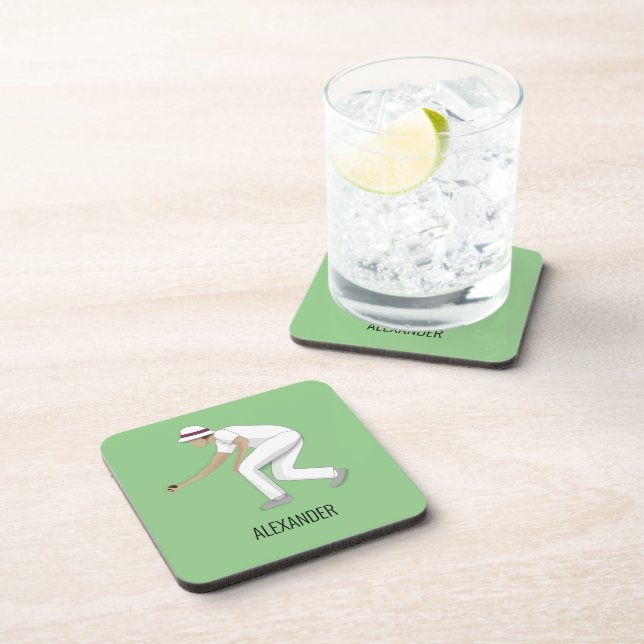 Lawn Bowls Coaster (Right Side)