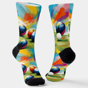 Lawn Bowls Colour Splash,  Socks