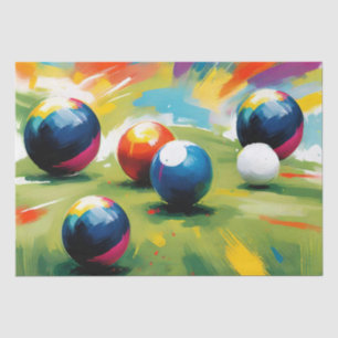 Lawn Bowls Colour Splash, Tissue Paper