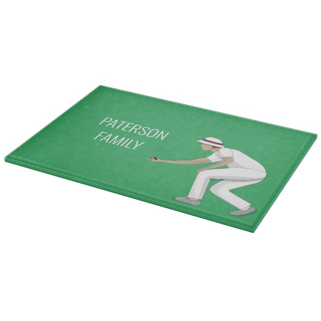 Lawn Bowls Cutting Board (Corner)