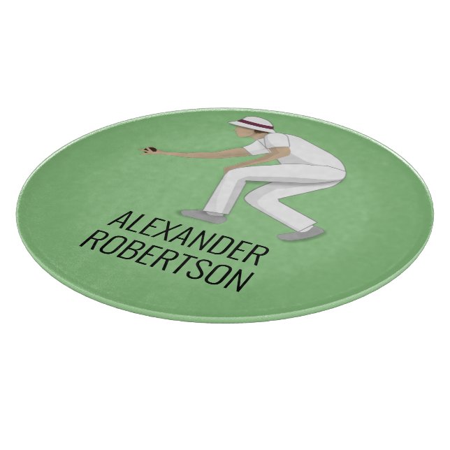 Lawn Bowls Cutting Board (Corner)