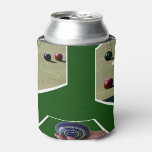 Lawn Bowls Dimensional Art, Can Cooler