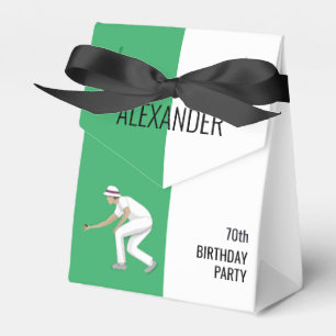 Lawn Bowls Favour Box
