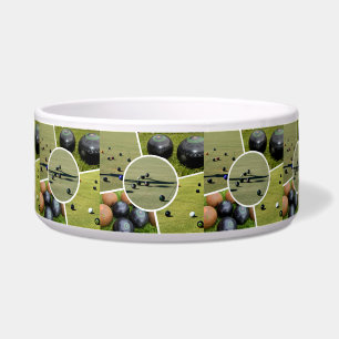 Lawn Bowls Five Picture Photo Collage, Pet Bowl