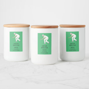 Lawn Bowls Food Label