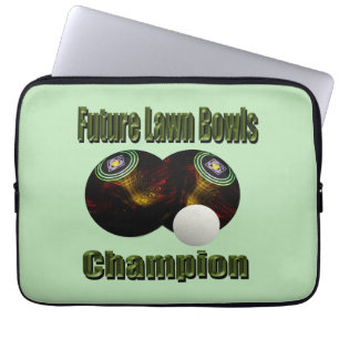 Lawn Bowls Future Champion, Laptop Sleeve