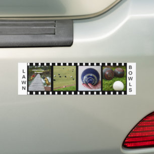 Lawn Bowls Have Fun And Live Life, Bumper Sticker