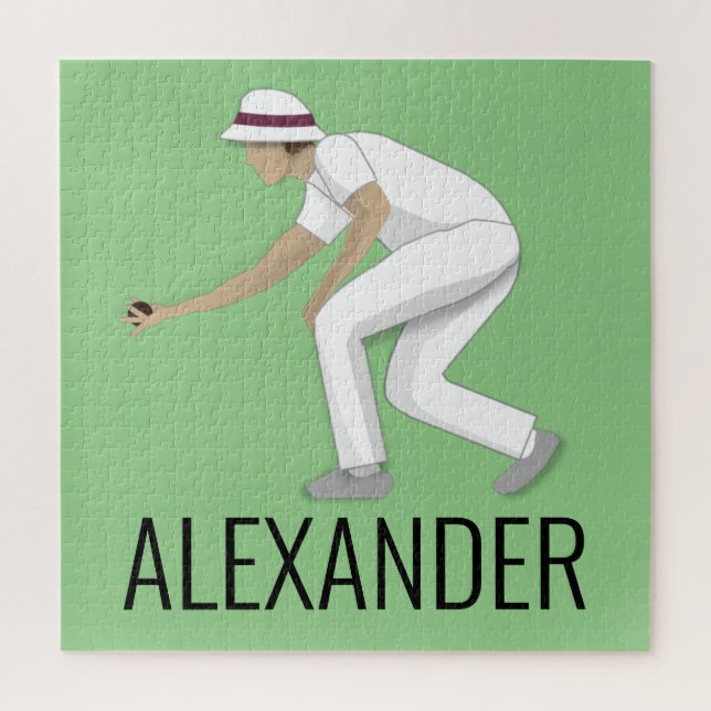 Lawn Bowls Jigsaw Puzzle (Vertical)
