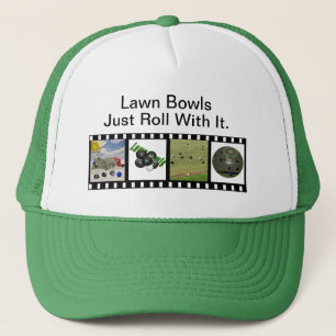 Lawn Bowls Just Roll With It, Trucker Hat