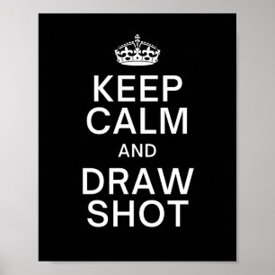 Lawn Bowls - Keep Calm & Draw Shot Poster