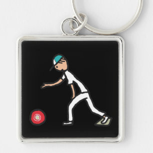 Lawn Bowls Key Ring
