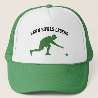 Lawn Bowls Legend Green Trucker Hat
