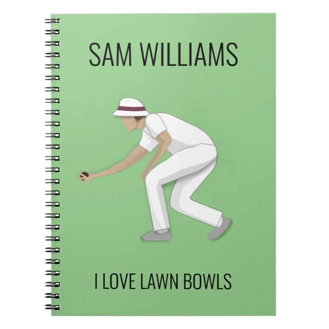 Lawn Bowls Notebook (Front)