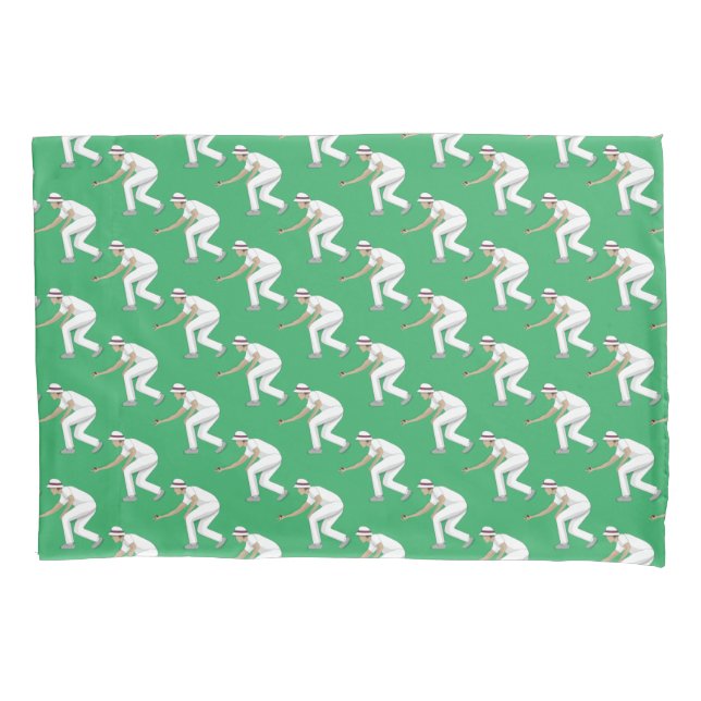 Lawn Bowls Pillowcase (Front-Left)