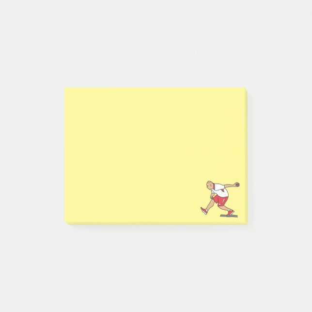 Lawn Bowls Post-it Notes (Front)