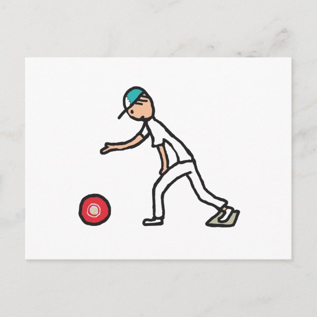 Lawn Bowls Postcard (Front)