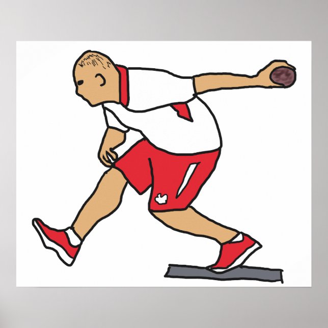 Lawn Bowls Poster (Front)