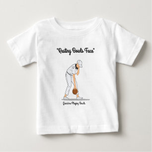 Lawn Bowls: Resting Bowls Face Baby T-Shirt
