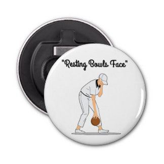 Lawn Bowls: Resting Bowls Face Bottle Opener