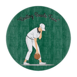 Lawn Bowls: Resting Bowls Face Cutting Board