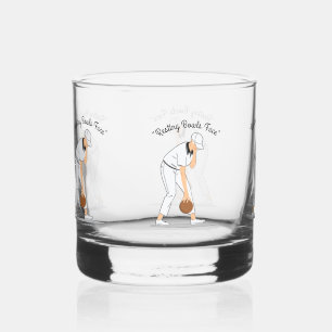 Lawn Bowls: Resting Bowls Face, Funny Whiskey Glass