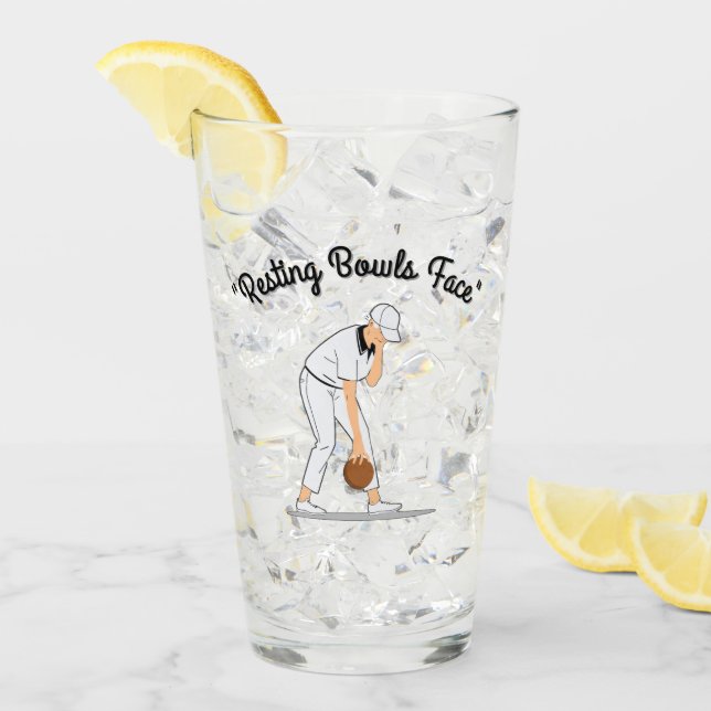 Lawn Bowls: Resting Bowls Face Glass (Front Ice)