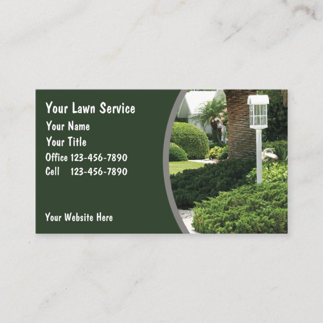 Lawn Business Cards (Front)