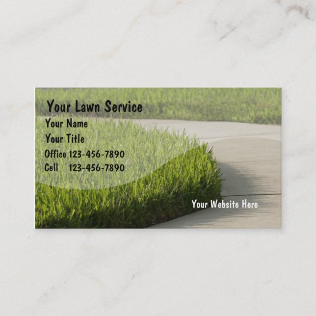 Lawn Business Cards (Front)