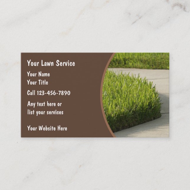 Lawn Business Cards (Front)