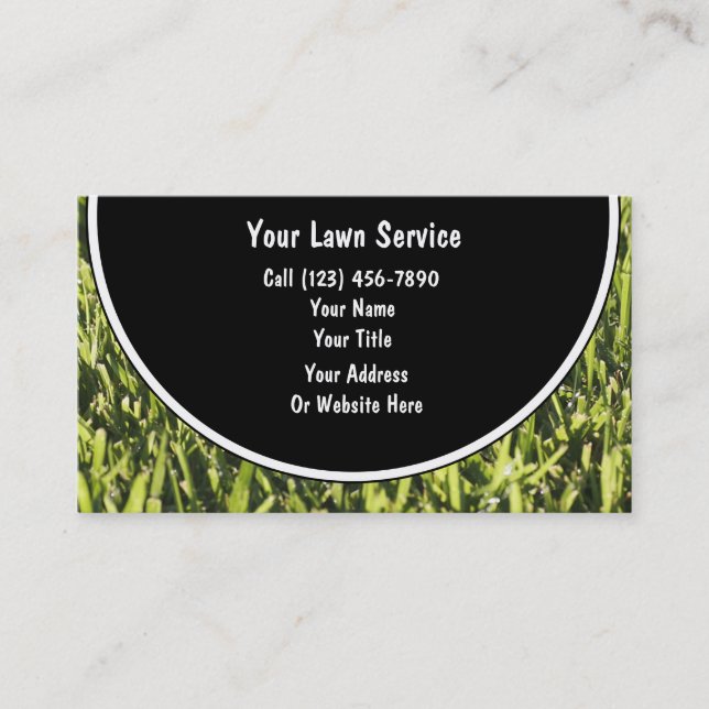 Lawn Business Cards (Front)