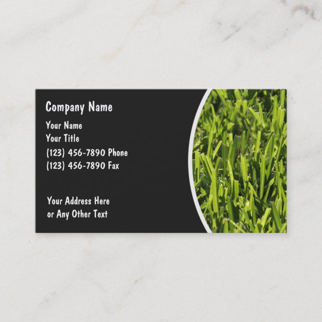 Lawn Business Cards (Front)