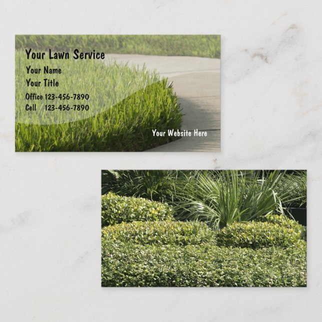 Lawn Business Cards (Front/Back)