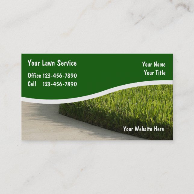 Lawn Business Cards (Front)