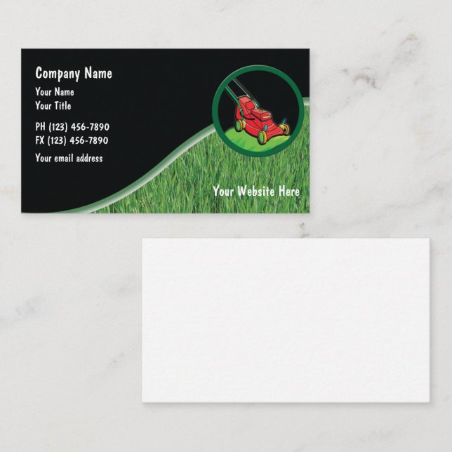 Lawn Business Cards (Front/Back)