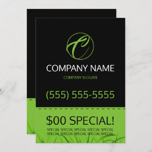 Lawn Care 5x7 Flyer Invitation