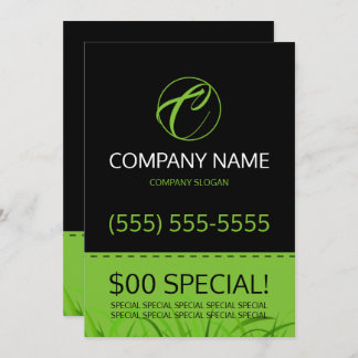 Lawn Care 5x7 Flyer Invitation