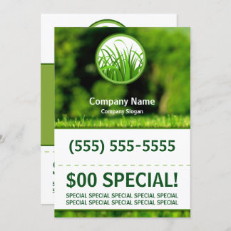 Lawn Care 5x7 Flyer Invitation