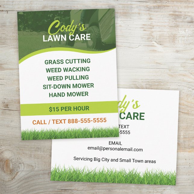 Lawn Care and Grass Cutting Maintenance Postcard (Creator Uploaded)